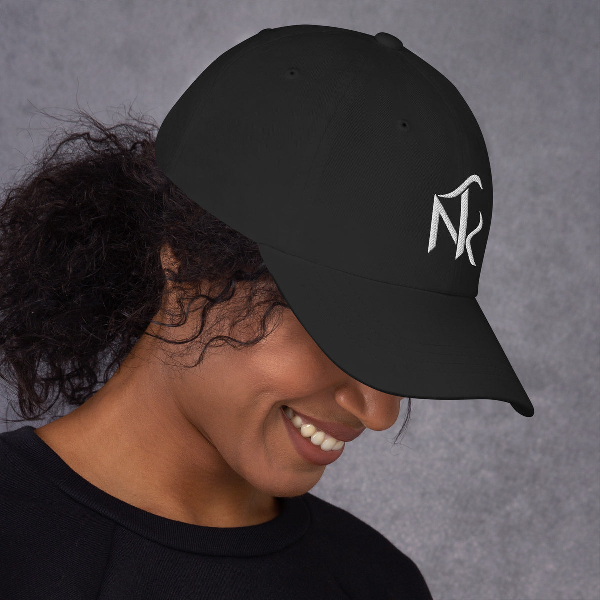 Casquette Signature NIF RAJALA noire – côté droit