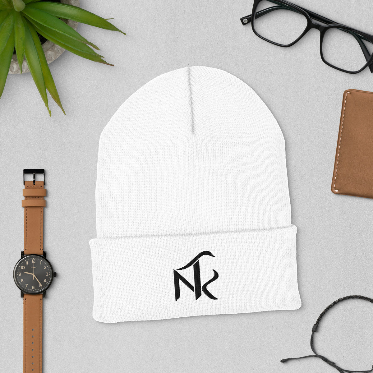 Bonnet Signature NIF RAJALA blanc