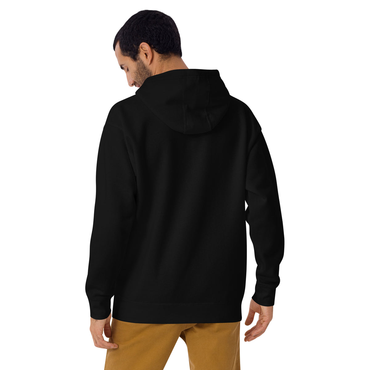 Hoodie Signature NIF RAJALA noir – vue de dos
