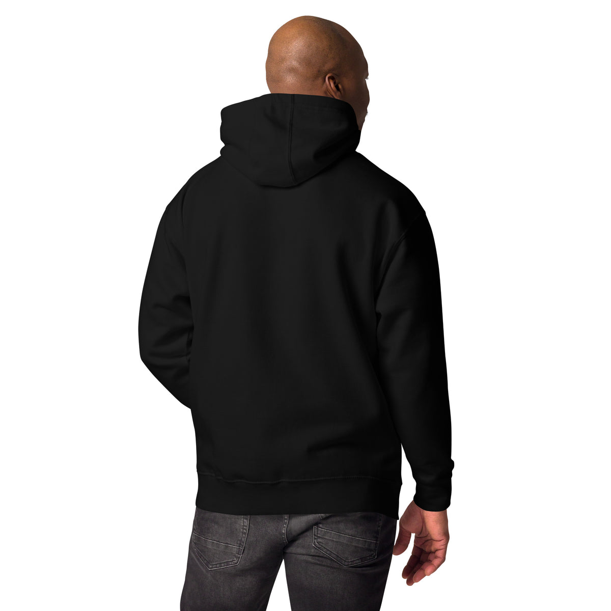 Hoodie Signature NIF RAJALA noir – vue de dos